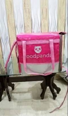 FoodPanda Bag with FoodPanda Shirt on Discount