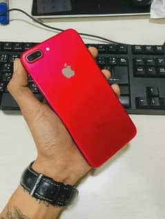 i phone 7 plus 256gb red addition 9/10 condition 0