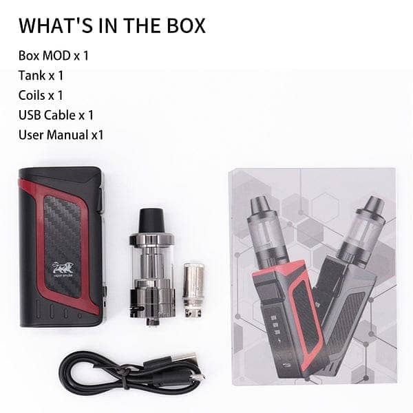Original Vape Box Mod Kit Smoke X16 80W Vapor 2000mah Podes Pen 452024 18