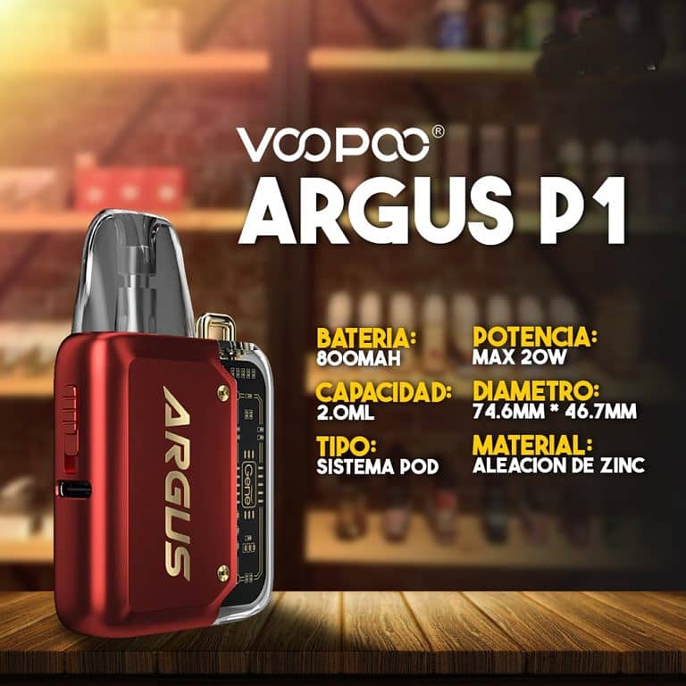VOOPOO Argus P1 Pod Kit 800mAh 20W Vapes Pods Nd pens 2024 5