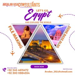 EGYPT STICKER VISA IN ARSALAN VISA CONSULTANT 100% INSHALLAH ALSO 0