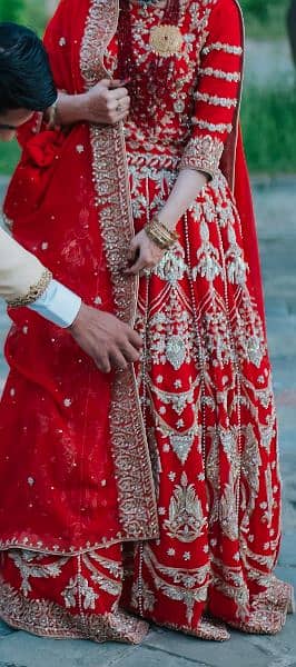 Red bridal lehnga for sale 1