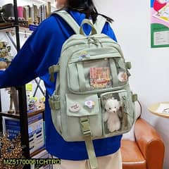 Girl's Nylon Casual Backpack . . .        Cash on Delivery