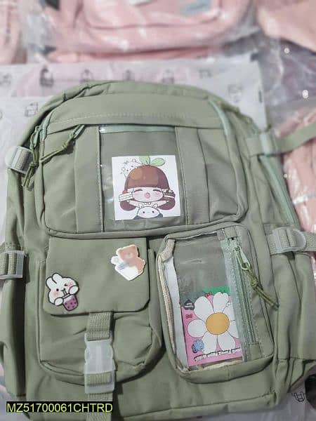 Girl's Nylon Casual Backpack . . .        Cash on Delivery 6