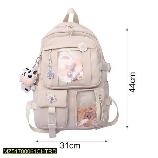 Girl's Nylon Casual Backpack . . .        Cash on Delivery 7