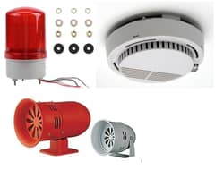 Smoke Alarm Siren Bell fire  extinguisher Fire system  installation