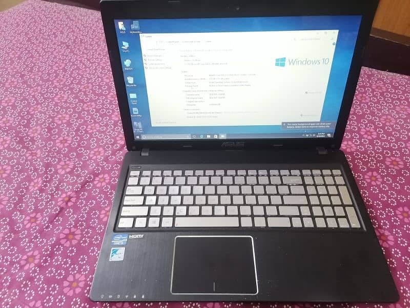 Asus laptop core i5, 3rd gen, 4 gb ram, 320 gb hdd, back light keypad 1
