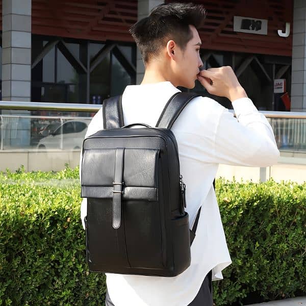 Executive Leather Backpack 5