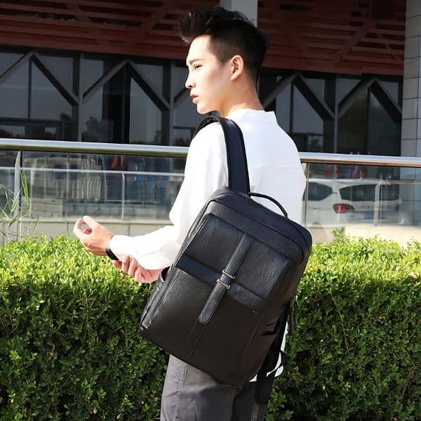 Executive Leather Backpack 6