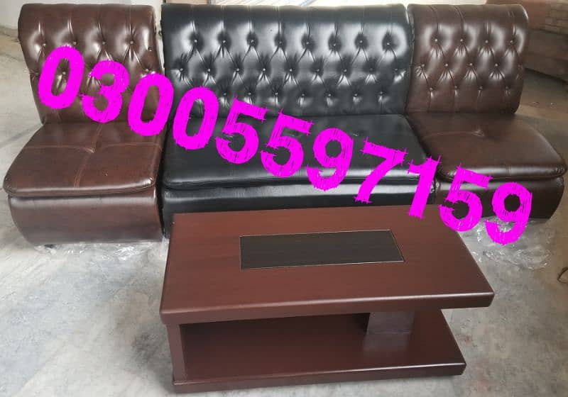 sofa single set all color office home furniture parlor cafe home table 0