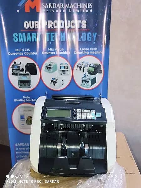 cash Currency Bill machine,Mix  note counting with 100% fake detection 9