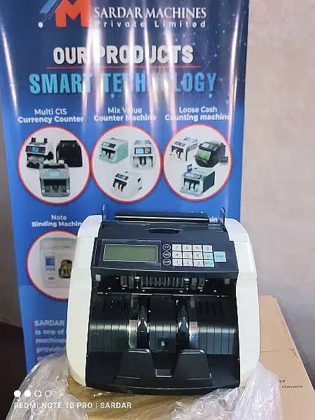 cash note mix currency counter machines with 100% fake note detection 11