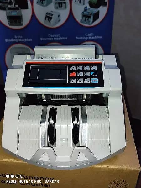 cash note mix currency counter machines with 100% fake note detection 12