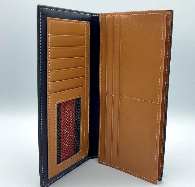 Pure Leather LONG & POCKET Wallets 100% Original 5