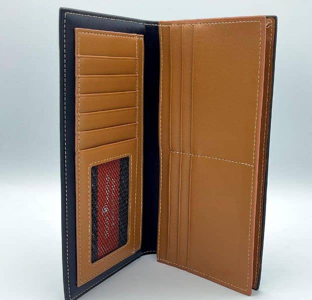 Pure Leather LONG & POCKET Wallets 100% Original 10