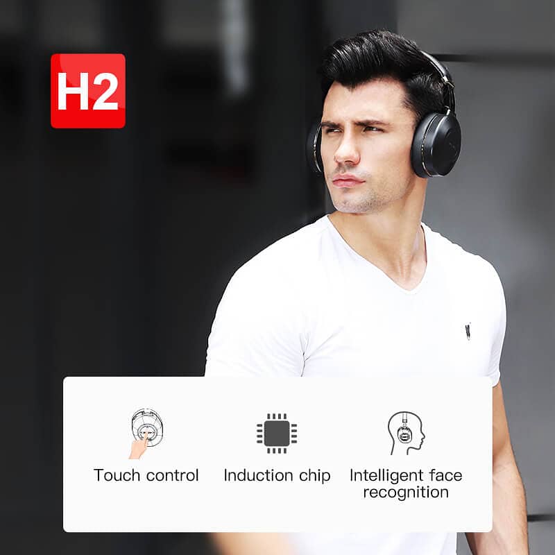 Bluedio H2 Active Noise Canceling Headphone Bluetooth with Mic 6