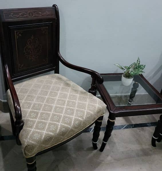 Solid wood bedroom chairs. 1