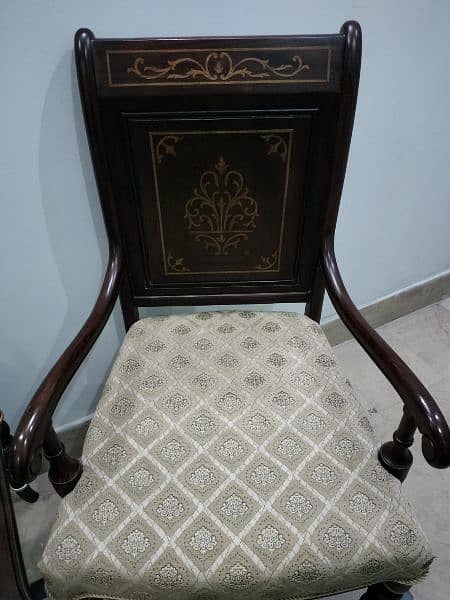 Solid wood bedroom chairs. 3