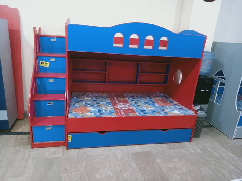 Bunk bed/kid wooden bunker bed/Newly styles bunker bed/kids furniture 5