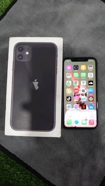 iphone 11 64gb non pta complet box water pack 5