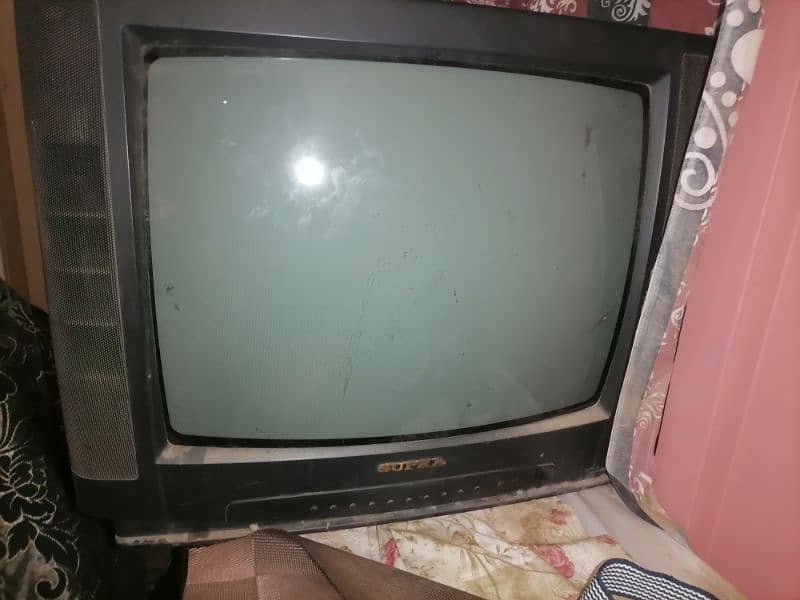 supra japan TV black color with original remote 1