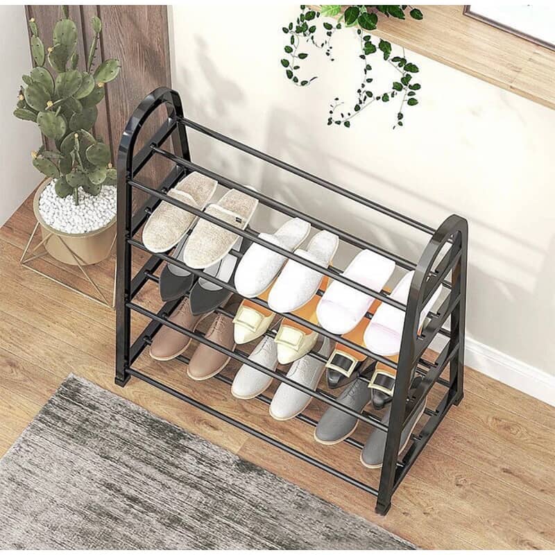 Shoe Rack With 4 Layers of Storage and Contemporary Design 1