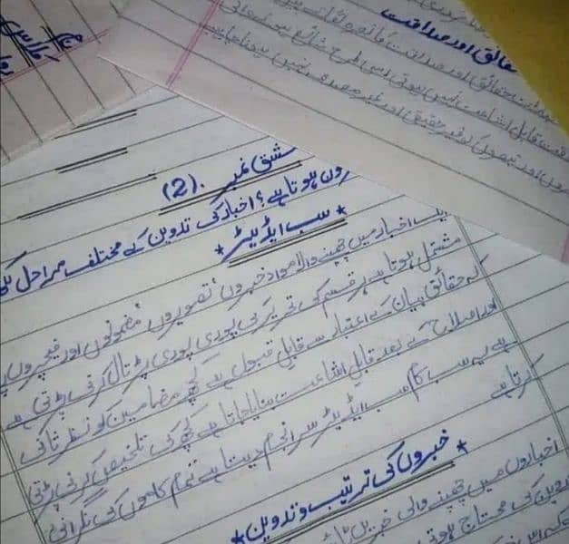 Aiou Handwritten Assignment. 2