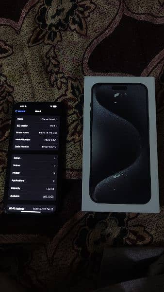 iPhone 15 Pro Max Black Titanium 1 TB Storage 4