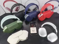 Apple AirPods Max Headphones in 5 Colors With Leather Case/Cover