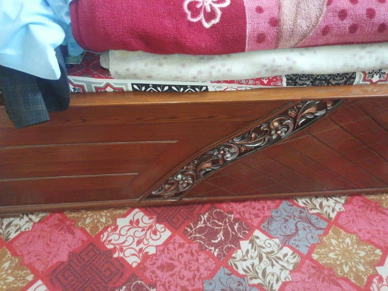 double bed for sale with mattress 2
