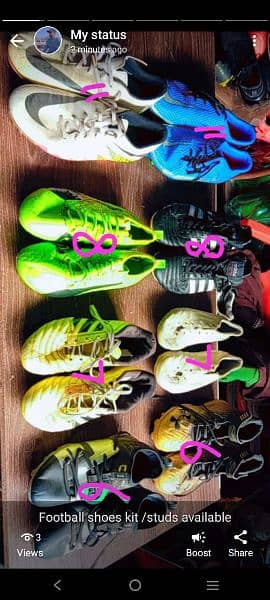 Nike,Adidas,Just do  II Fg Football Shoes 8