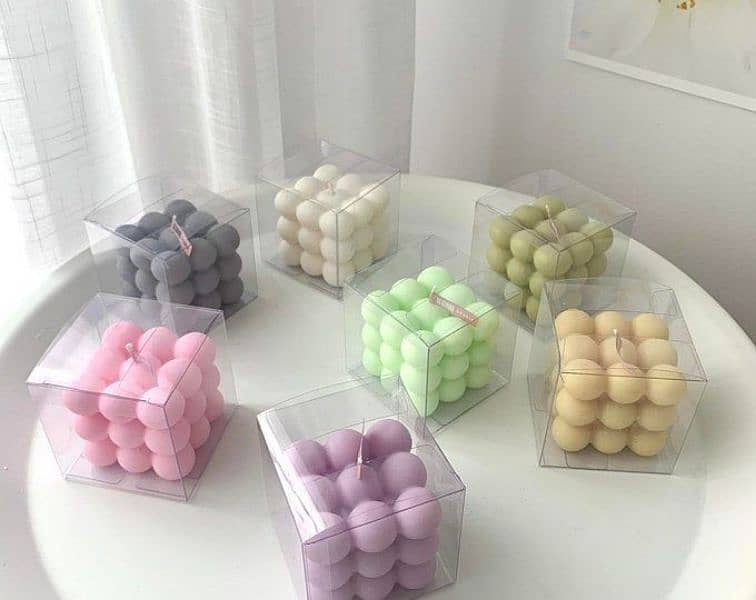 Scented 3×3 Bubble candle 5