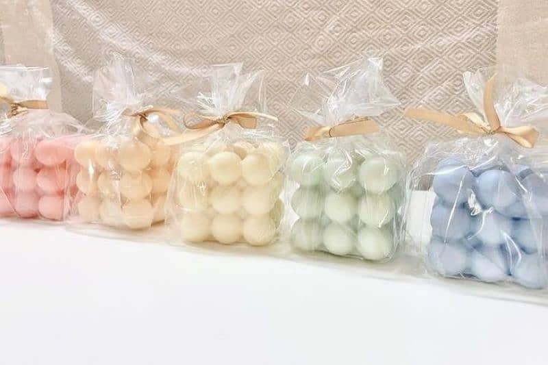 Scented 3×3 Bubble candle 6
