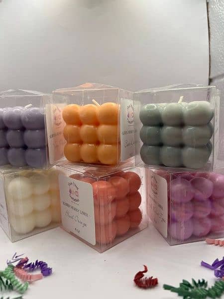 Scented 3×3 Bubble candle 9