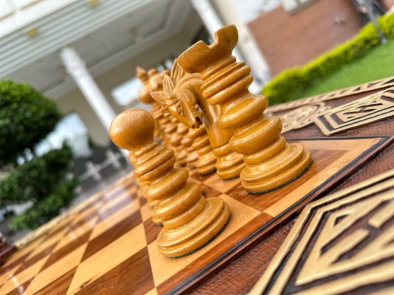 Handcrafted Wooden Chess 18