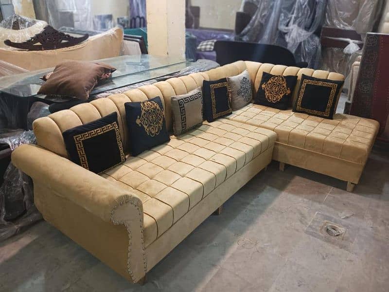 Best Quality furniture L shape sofa set 11