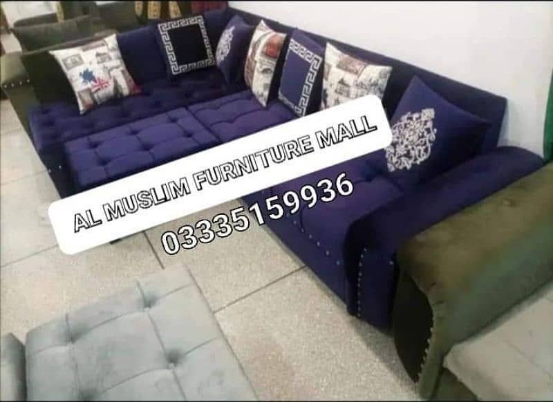 Top class L shape sofa set 15