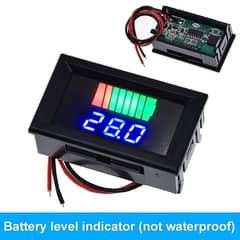 Digital Battery Level Indicator Digital Voltmeter For Solar Battery