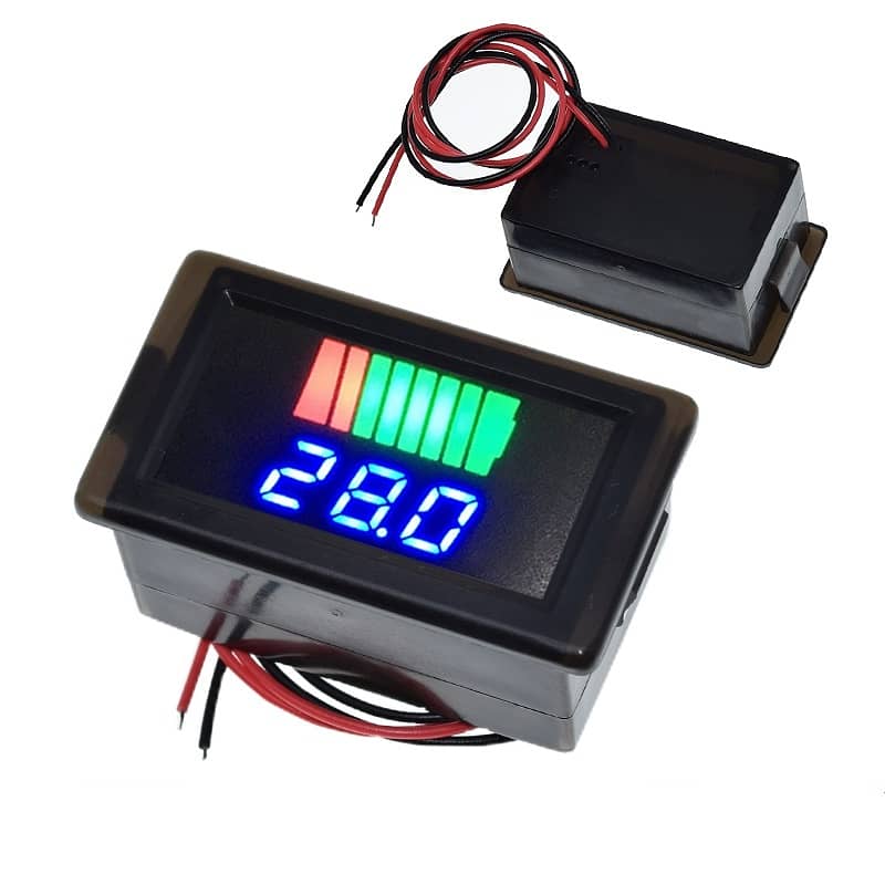 Digital Battery Level Indicator Digital Voltmeter For Solar Battery 2