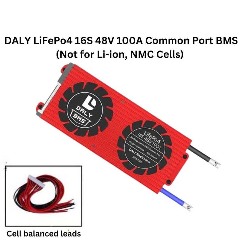 DALY 16S 48V 100A BMS For LiFePo4 Solar Battery Pack In Pakistan 1