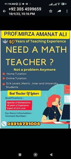 GUIDANCE IN MATHS & STATS