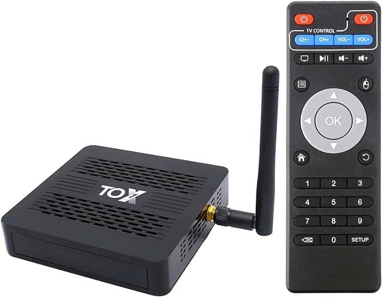 TV box TOX3 4gb 32gb with Android 11 and SoC Amlogic S905X4. 5