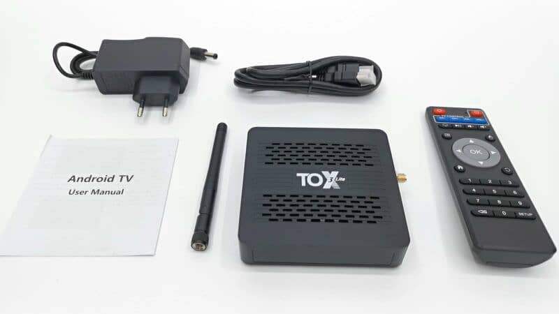 TV box TOX3 4gb 32gb with Android 11 and SoC Amlogic S905X4. 7