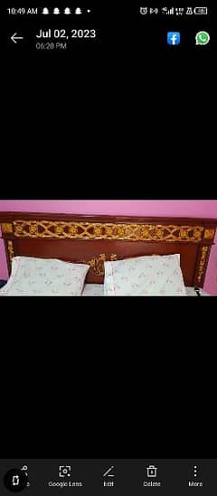 bedroom set with mattress