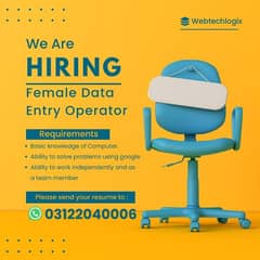 Required Female Data Entry Operator