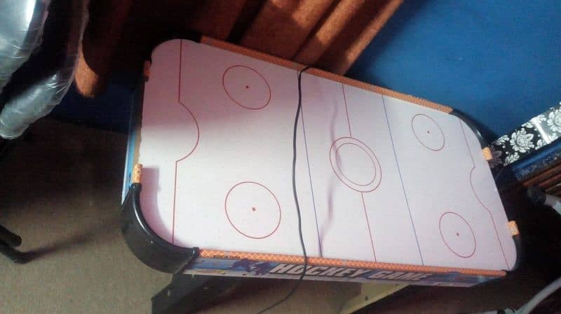 Kids home air hockey indoor game. 3