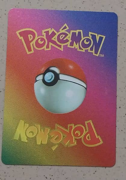 Rainbow pokemon card. 1