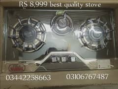 marble fitting stove stainless steel plate and Glass top