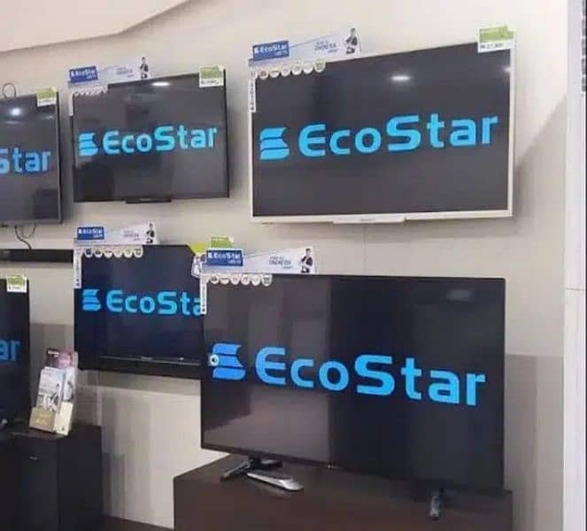 43, smart wi-fi ECOSTAR LED TV box pack, 03359845883  buy now 1