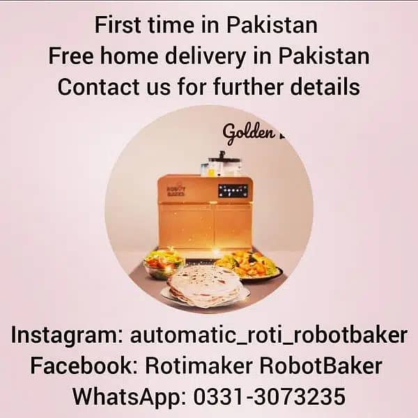 Robot Baker / Automatic Roti Maker Machine / Roti Making Machine 0